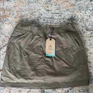 Prana Brown Double Peak Skort
